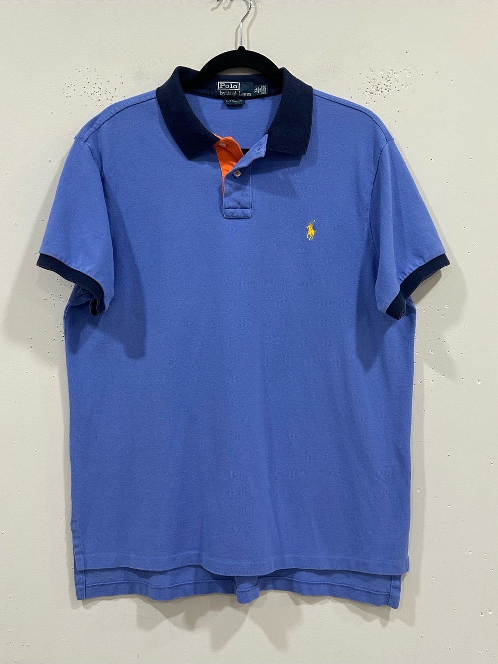 RALPH LAUREN polo Mens XL Tee T shirt BLUE pony Casual golf Rugby short sleeve